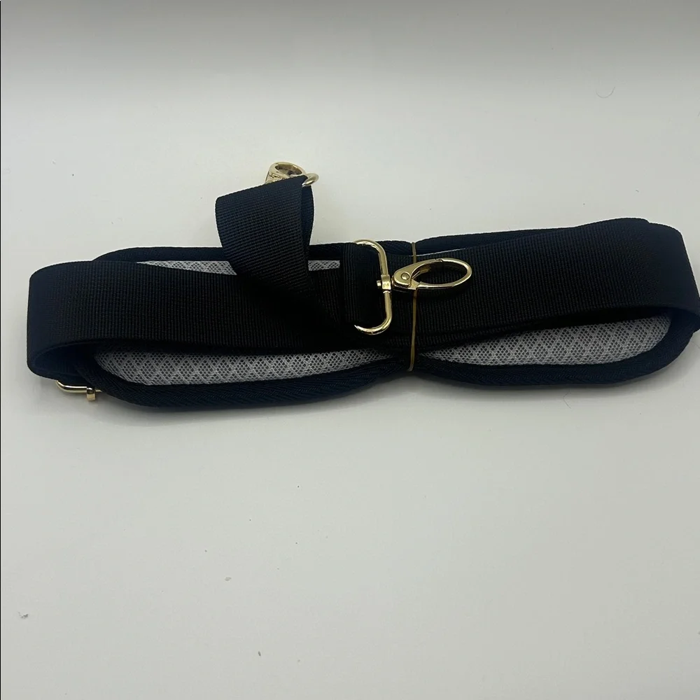 Universal Black Adjustable padded Shoulder Strap gold hardware replacement